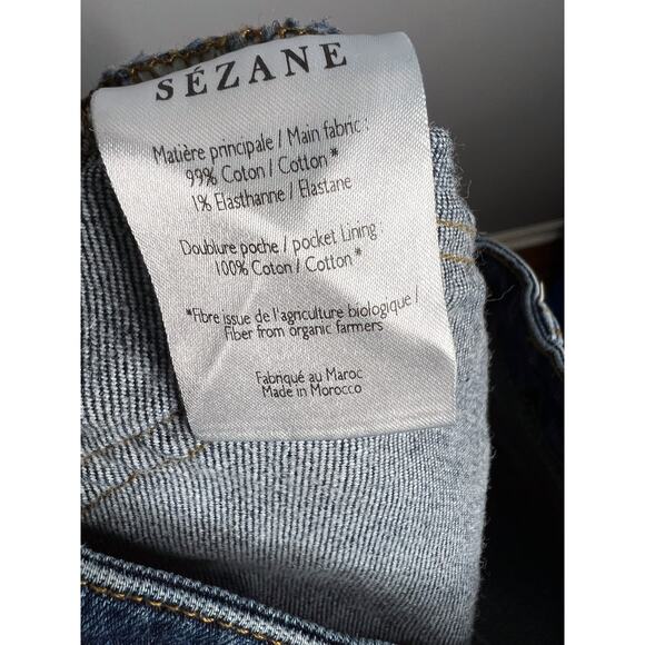 Sezane Brut Sexy Straight Jeans Size‎ 27 Denim Blue - Picture 10 of 11